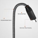 usebean usb c extension cable 2ft 2pack, usb c 3.2 gen2 20gbps male to female 4k video cord, type c extender, for macbook pro m4 m3, ipad mini air pro, dell xps, surface, galaxy s25 s24, iphone 16 15