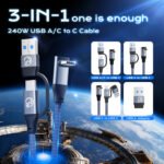 organic stripe rib mittens