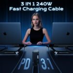 organic stripe rib mittens