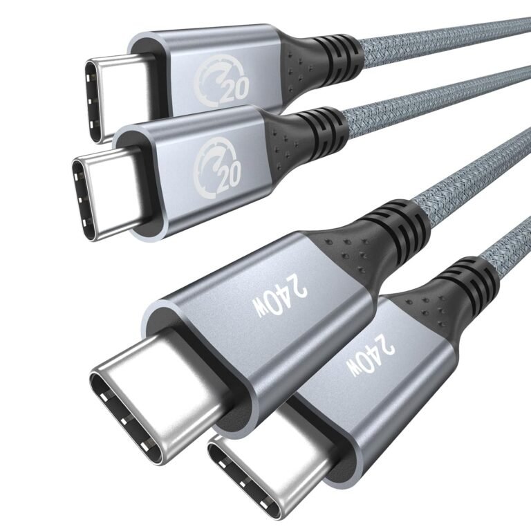 usb c 3.2 gen2x2 20gbps data cable 3.3ft, usb c to usb c monitor display 4k video cable, 240w pd fast charging type c to c charger cord for iphone 16 15 pro max macbook,ipad pro galaxy s25/s24