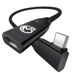 usebean 240w usb c extension cable 1ft, right angle usb c 3.2 male to female cable, 4k video 20gbps pd 3.1 fast charging, type c extender, for psvr2/usbc hub/macbook/ipad/iphone17/magsafe charger