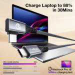 right angle usb c cable 1ft, 12 inch 240w short usbc to usbc 3.2 gen 2x2 20gbps data cable 4k video monitor cord, pd 3.1 type c charging cord for iphone 16 17 pro max, macbook, ipad, galaxy s25