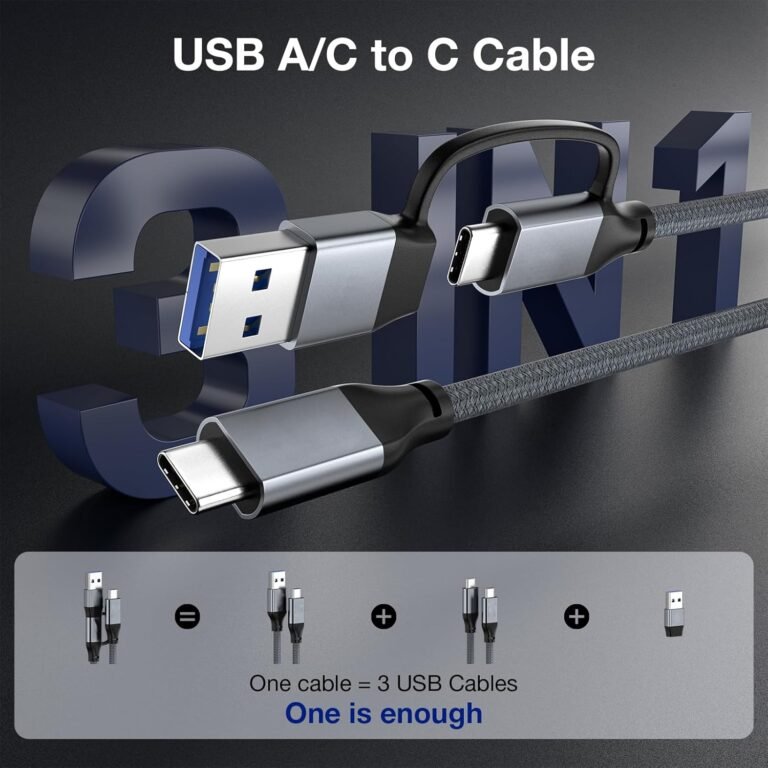 usb c cable 20gbps usb c 3.2 cable 3 in 1 usb to usb c cable