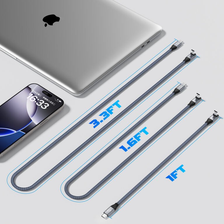 usb c to usb c cable 240w 90 degree design