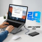 20gbps data transfer usb type c 3.2 gen 2x2 data cable
