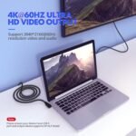 4k@60hz video output the usb-c to usb-c video cable