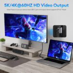5k 4k@60hz video output for monitor usb c video cable