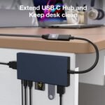 Short USB C Extension Cable 1ft 3Pack, Right Angle USBC Male to Female Cord - Image 6