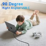 90 degree usb c to usb c cable right angle design l shape